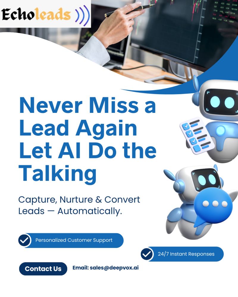 Foto de EchoLeads — Autonomous AI Voice Calling Platform for Sales Hyderabad