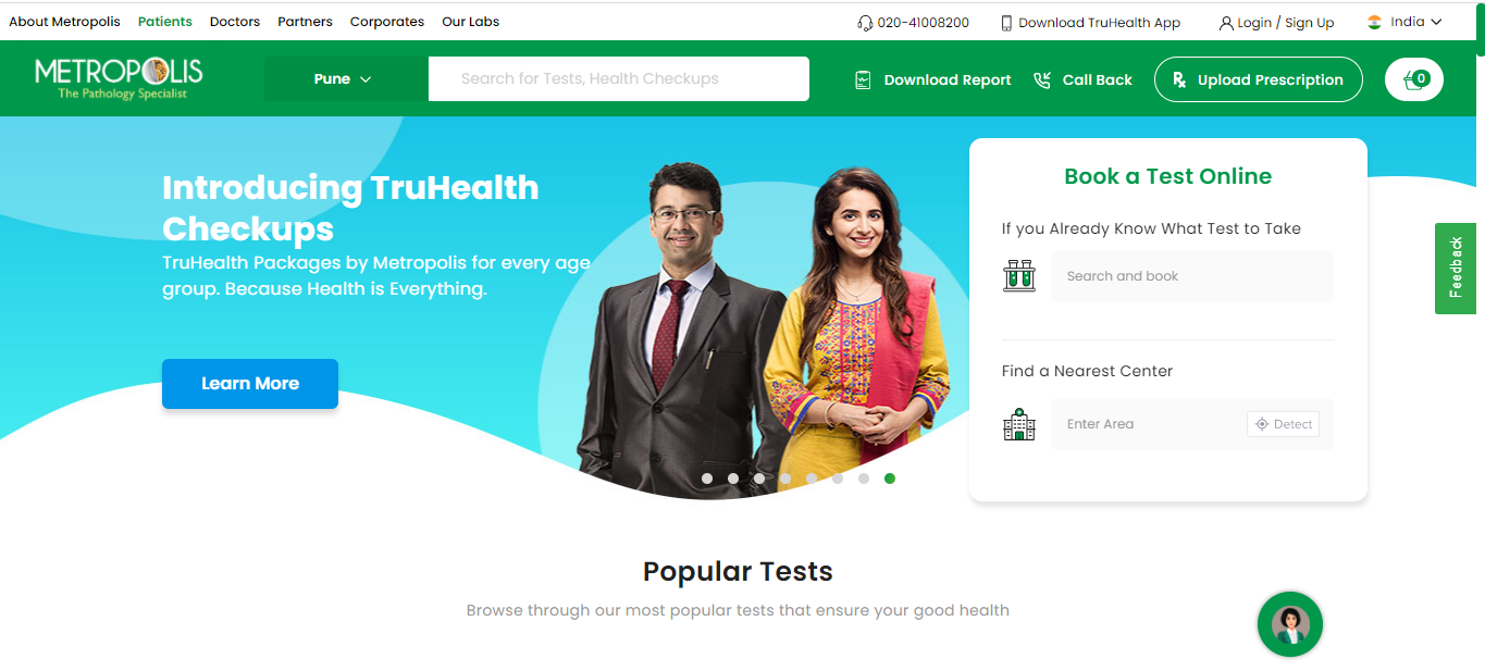 Full Body Health Checkup Packages in Chennai Lister Metropolis Lab